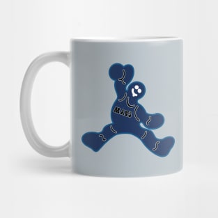 Jumping Dallas Mavericks Gingerbread Man Mug